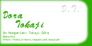 dora tokaji business card